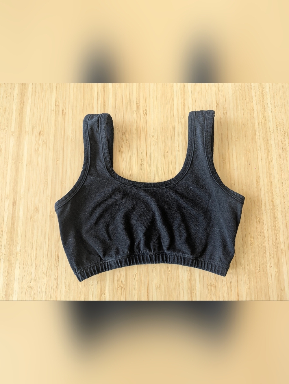 $20 - ARQ wide strap black bra